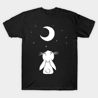 'Moon Bunny' Adorable Bunny Gift T-Shirt